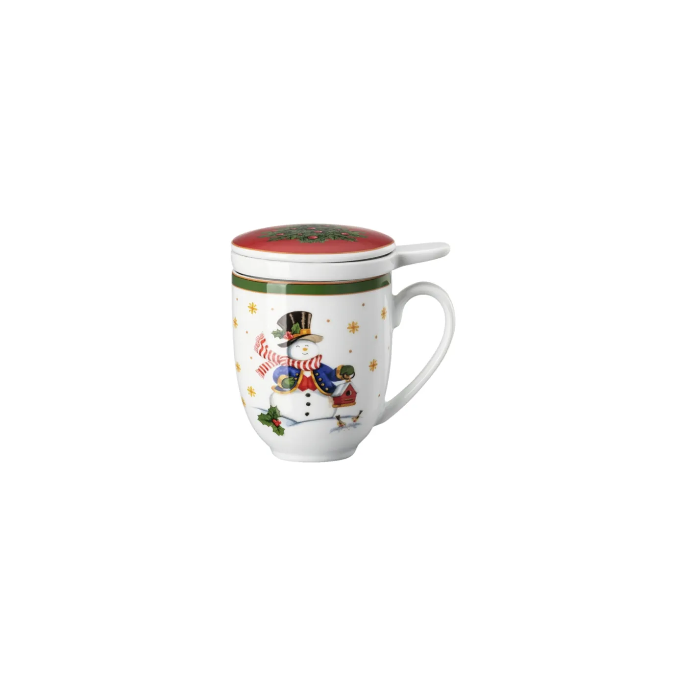 Tee-Becher-Set 3 teilig HAPPY WINTERTIME Porzellan
