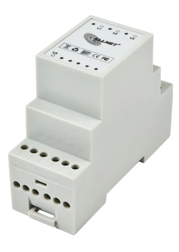 Phasenkoppler 3Phasen Hutschiene für Einbau in Sicherungskasten für PowerLan Powerline