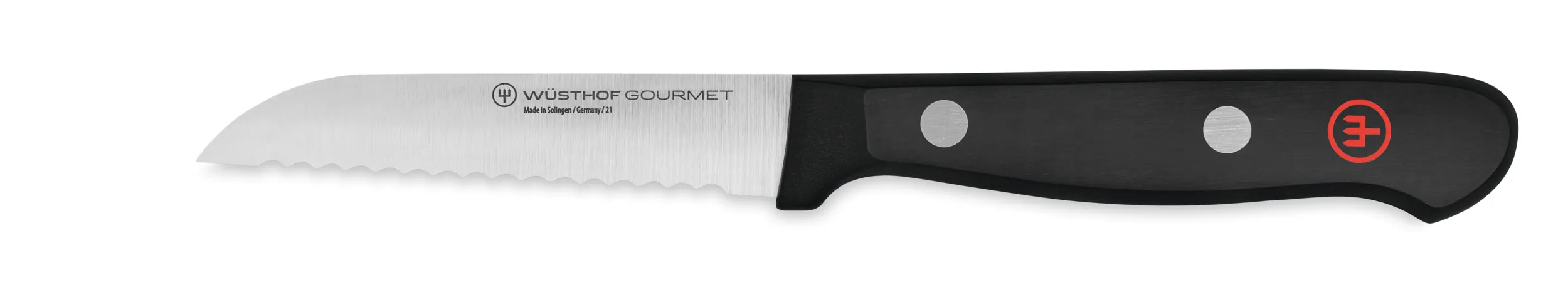 Gemüsemesser mit Welle 8cm GOURMER BLACK