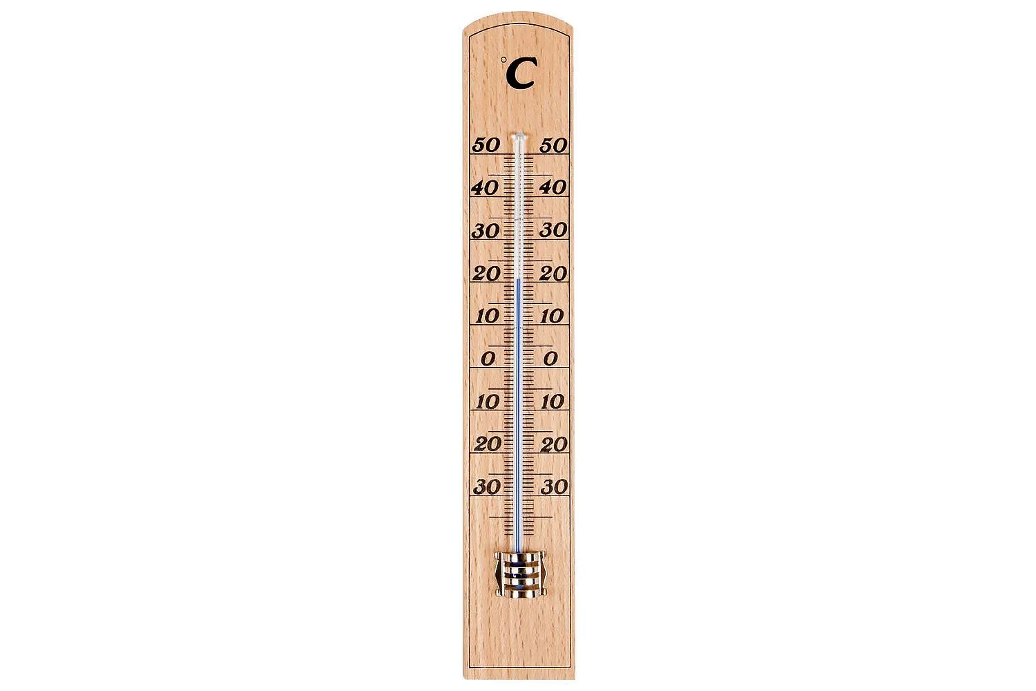 TFA Zimmer-Thermometer Buche natur20cm