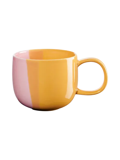 Henkelbecher, passion fruit smoothie 0,4l, Ø 10 cm, H 8 cm Porzellan