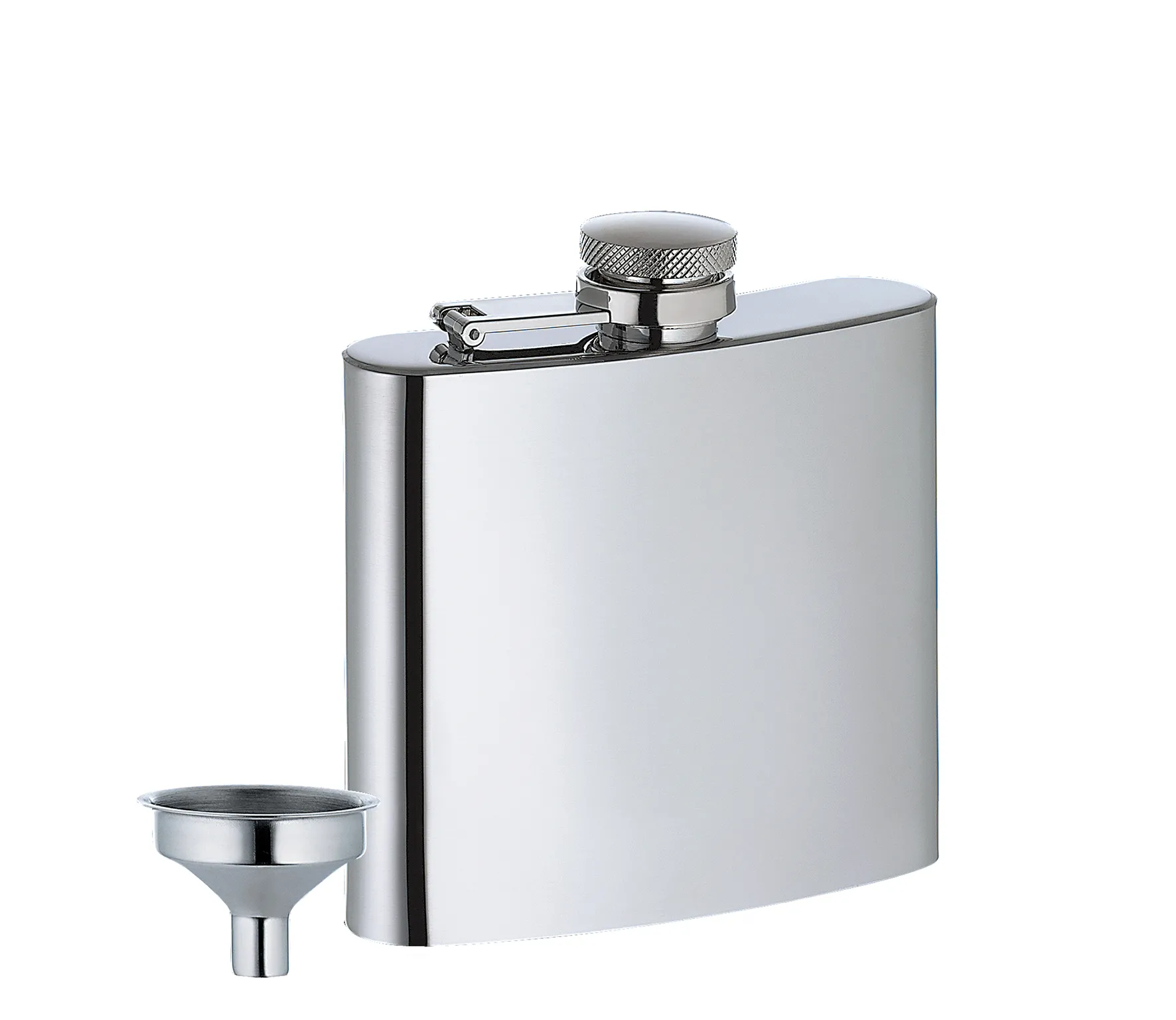 Taschenflasche 150 ml Flachmann, Edelstahl