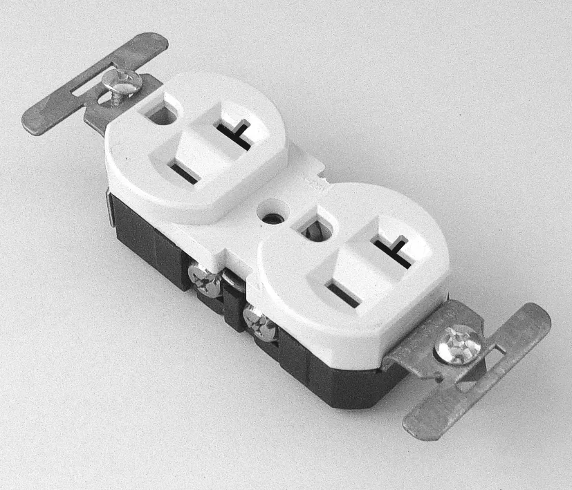 USA Steckdose US 2-fach Dose Unterputzdose bis 20A 125VAC mit Schutzleiter NEMA5-20