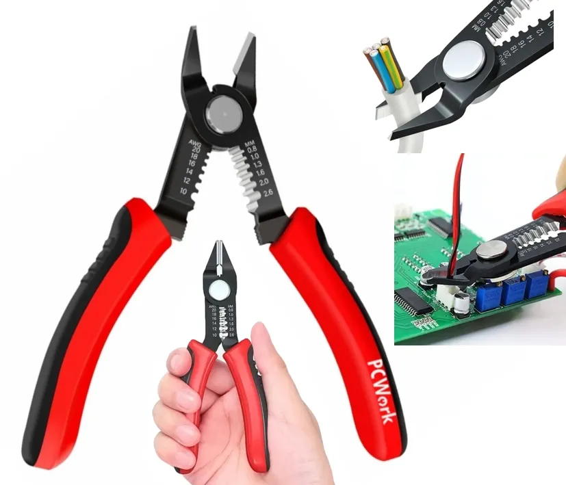 Seitenschneider Abisolierzange 2in1 Kleinzange Elektronikerzange