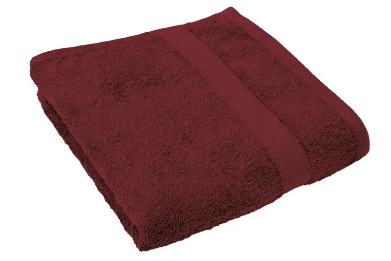 Acquista Asciugamano Rosso Scuro 100x150 cm — Tirolix