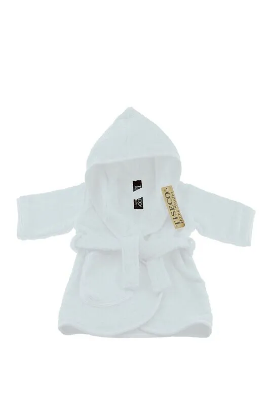 Scopri l'Accappatoio Neonato 2-4 Anni Bianco — Tirolix