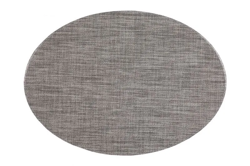 Tovaglietta Ovale Melange 33x46 cm Grigio - Tirolix