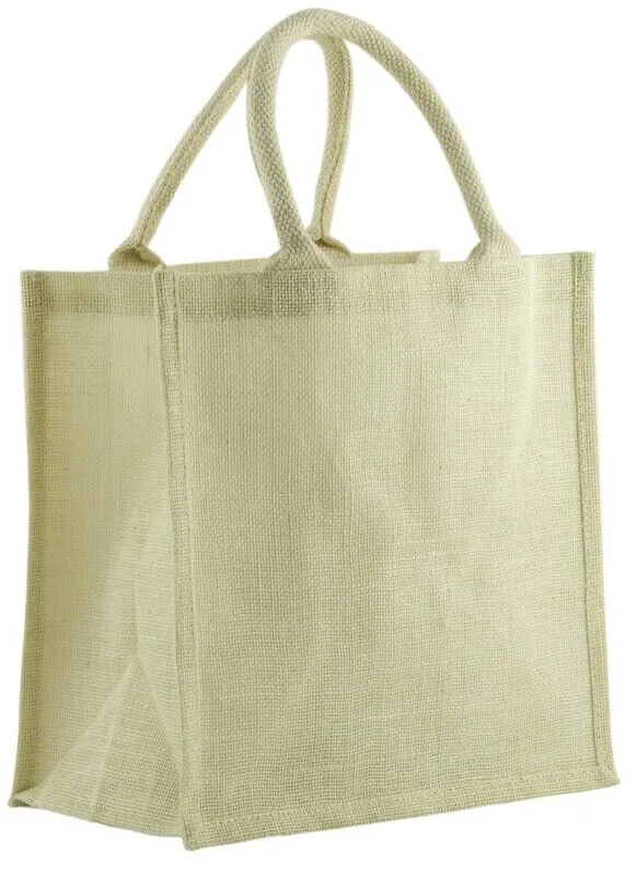Acquista Borsa Juta 30x30x19 cm Bianco — Tirolix