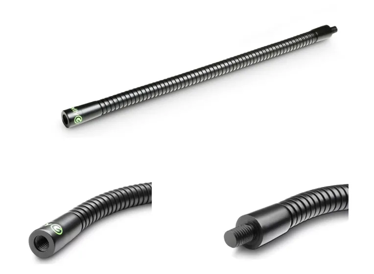 Mikrofon Schwanenhals 320mm mit 9mm 3/8zoll Gewinde Black Mikrofonhalter