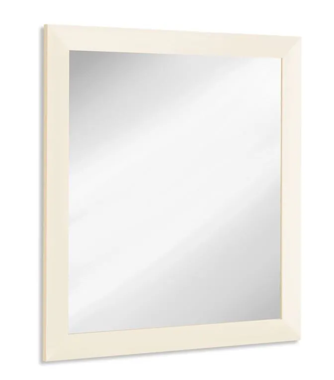 Spiegel Baeza 12, Farbe: Creme - 70 x 65 x 2 cm (H x B x T)