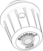 Arbeitsventil zu Sicomatic t-plus+classic Hochwertiger Kunststoff