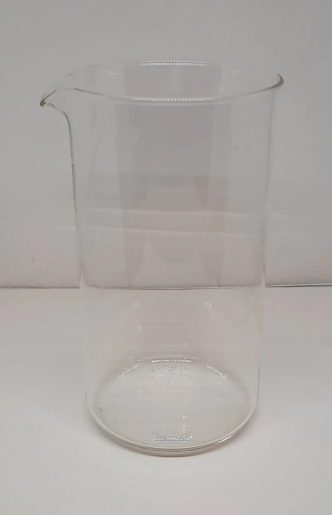 Ersatzglas zu Kaffeebereiter 8 Tassen, mit Ausguß 1.0 l, ø 9.6 cm, Höhe 18 cm