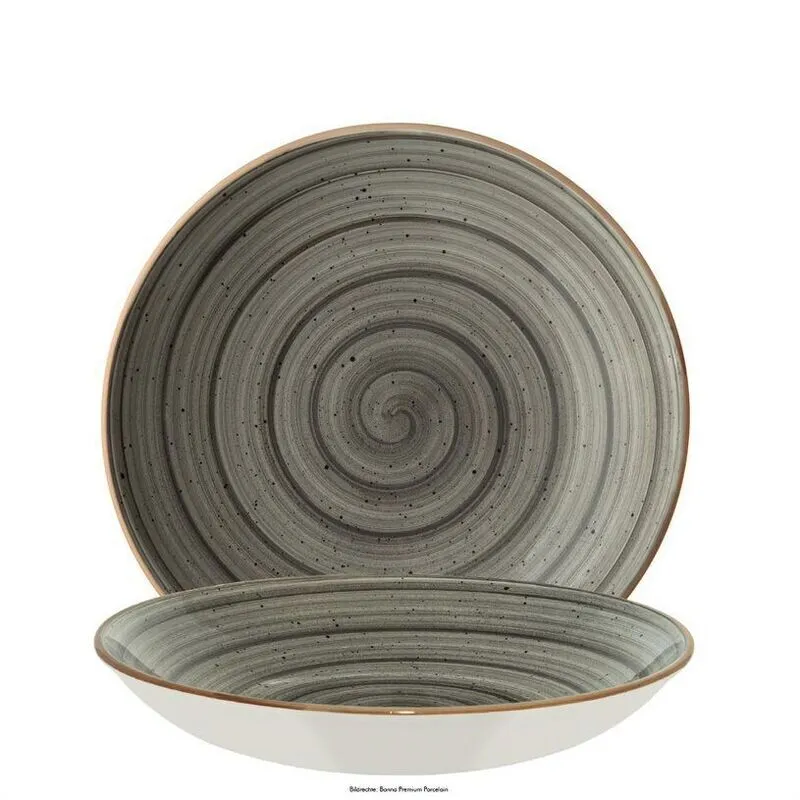 Piatto fondo 28 cm Aura Space Bloom - Bonna