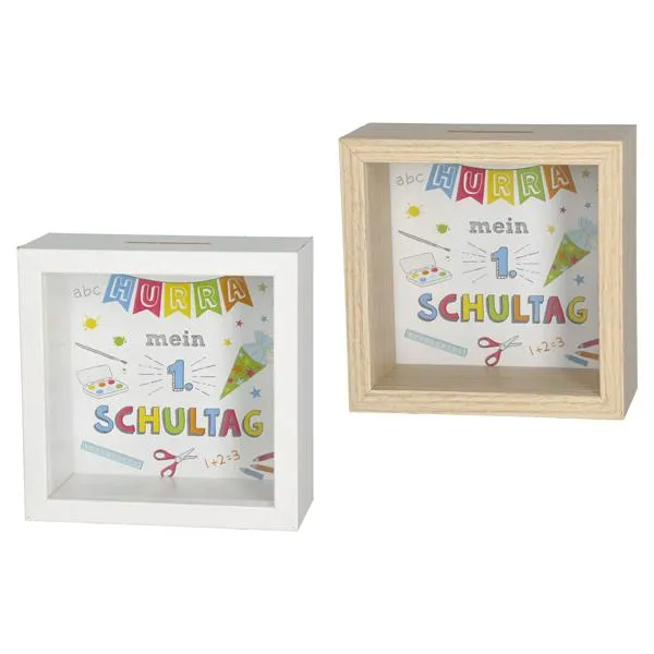 Spardose Hurra Schule