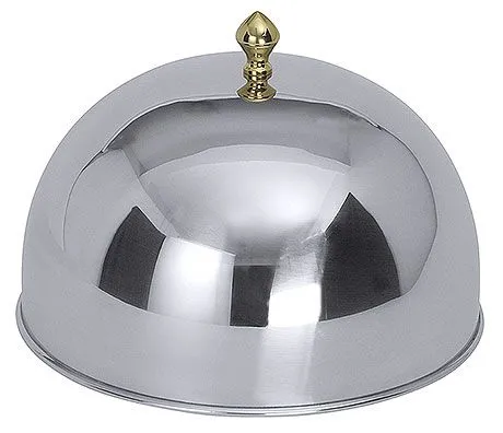 Scopri Cloche 30,1 cm con manopola oro — Tirolix