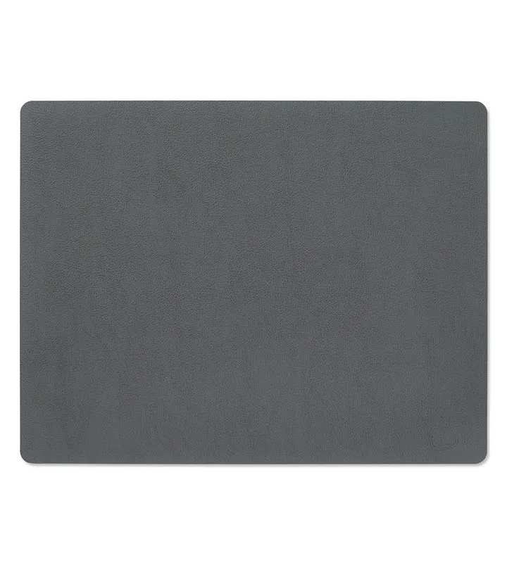 Lind DNA - Tovaglietta Serene Square anthracite 35x45 cm