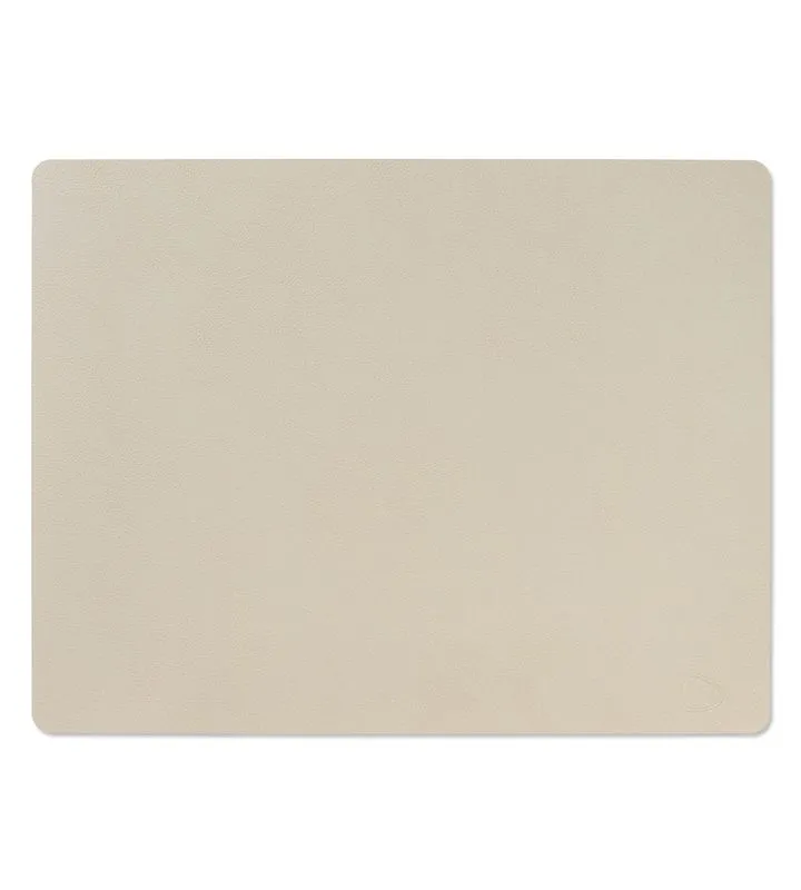 Lind DNA - Tovaglietta Serene Square cream 35x45 cm