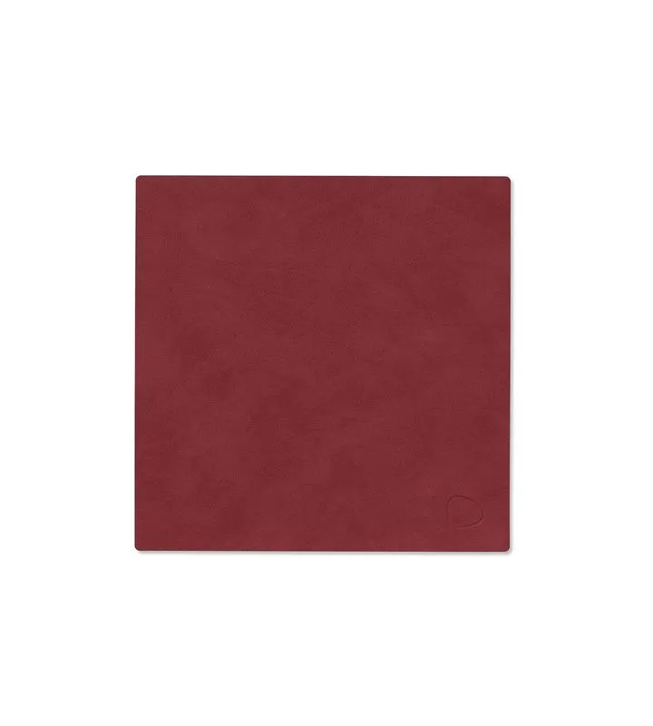 Lind DNA - Tovaglietta Nupo Square red 28x28 cm