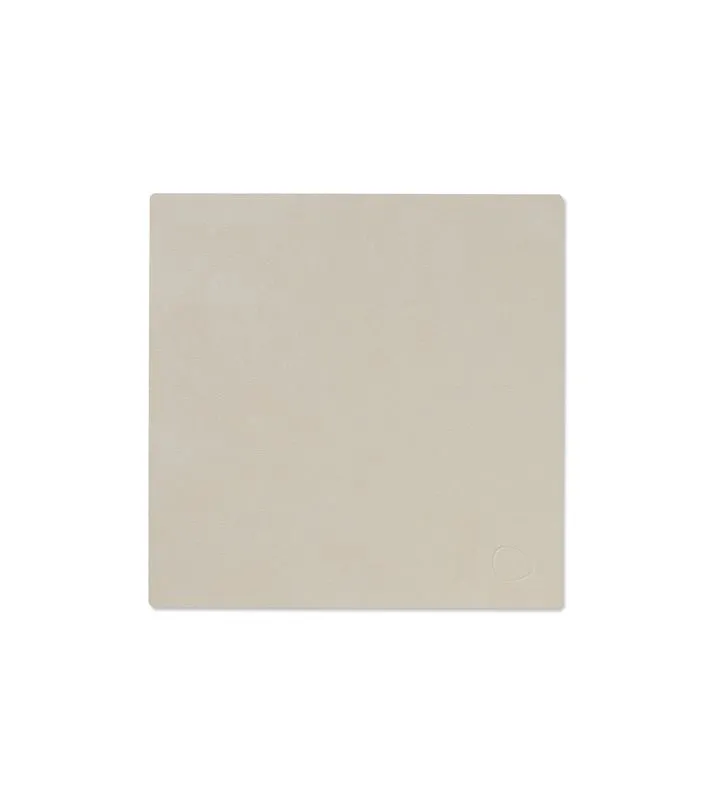 Lind DNA - Tovaglietta Nupo Square oyster white 28x28 cm