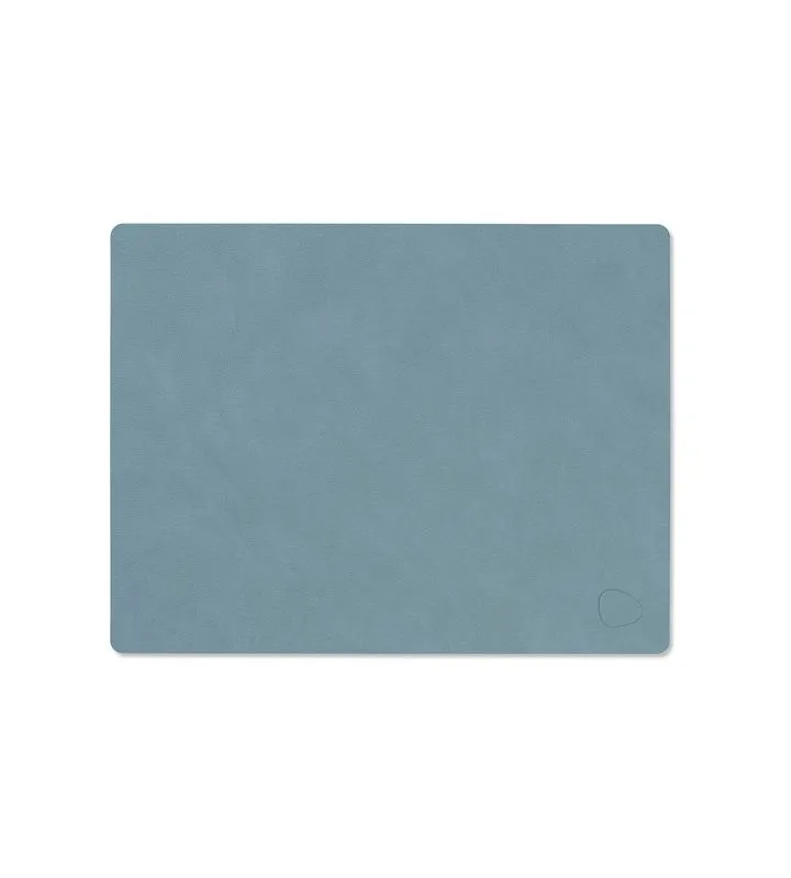 Lind DNA - Tovaglietta Nupo Square light blue 26,5x34,5 cm
