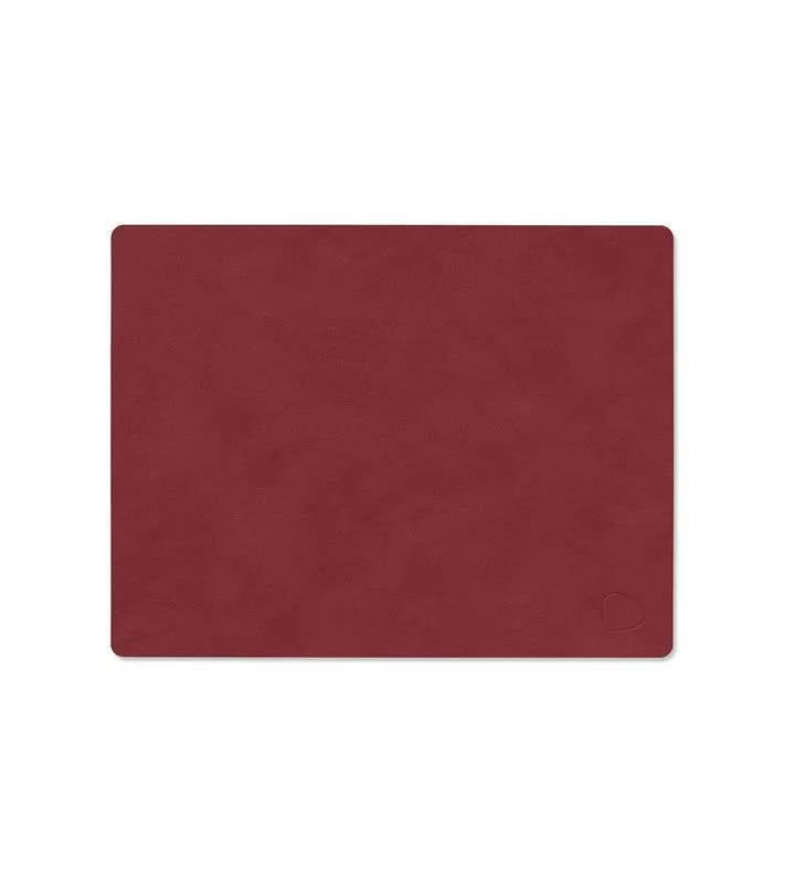 Lind DNA - Tovaglietta Nupo Square red 26,5x34,5 cm