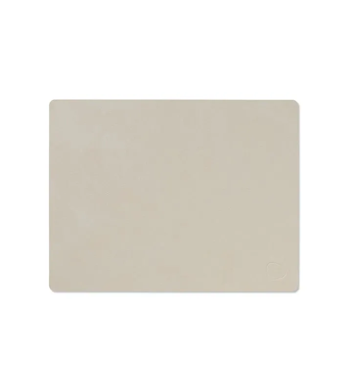 Lind DNA - Tovaglietta Nupo Square oyster white 26,5x34,5 cm