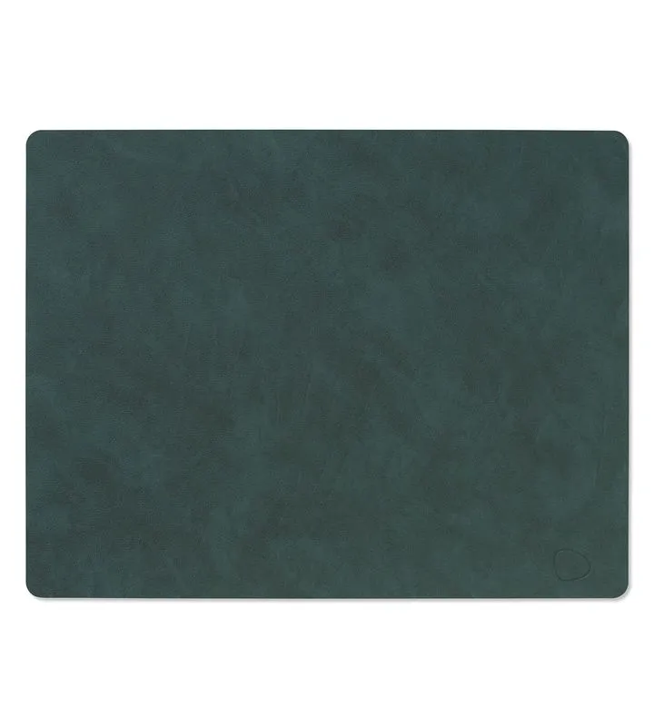 Lind DNA - Tovaglietta Nupo Square dark green 35x45 cm
