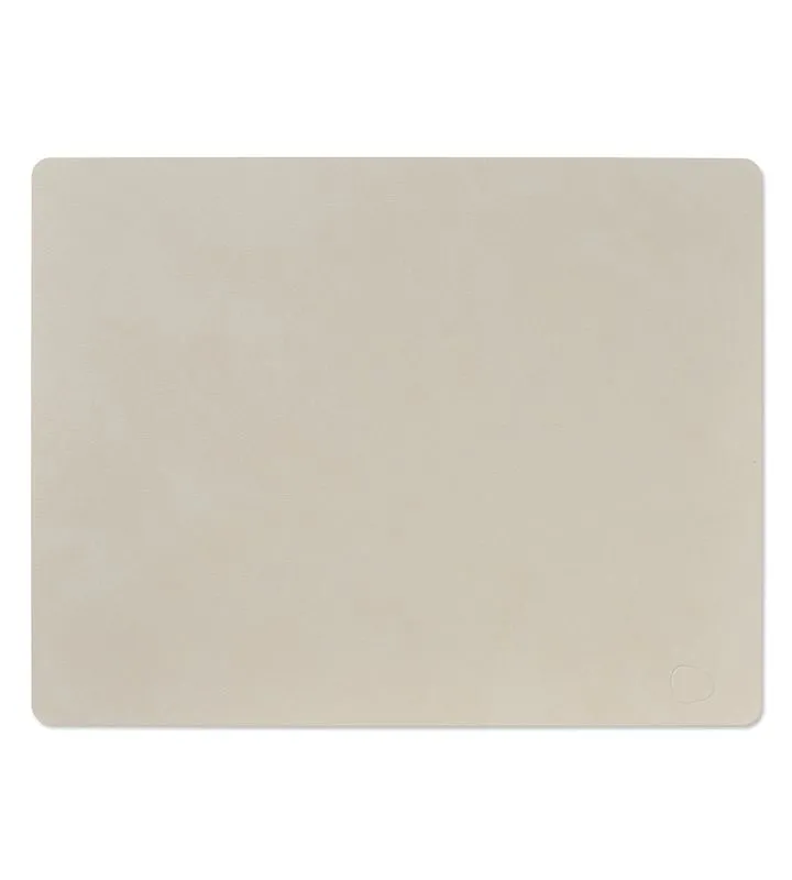 Lind DNA - Tovaglietta Nupo Square oyster white 35x45 cm