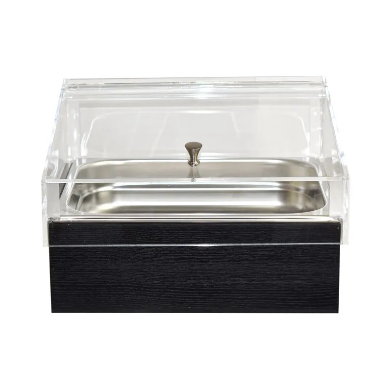 Yegam - Espositore Refrigerato con Vascha GN 1/2 Nero T-Collection