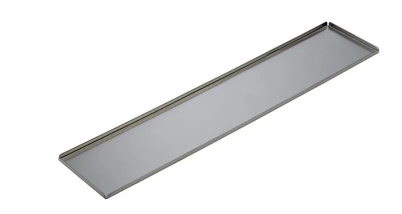 Inoxmacel vassoio esposizione inox 50x10 cm Tirolix horeca