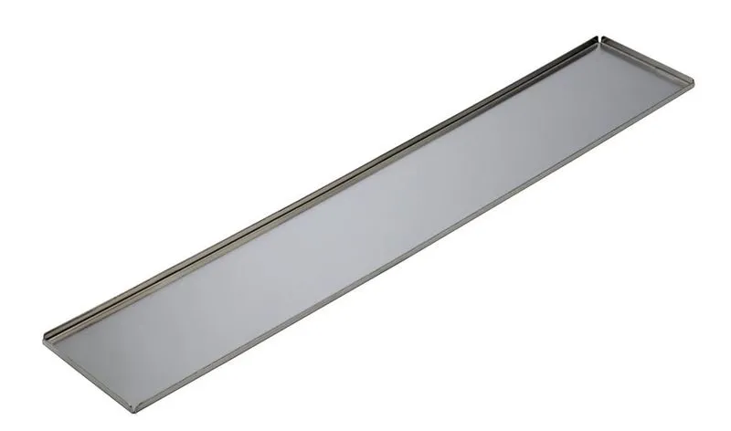 Inoxmacel vassoio esposizione inox 60x10 cm Tirolix horeca