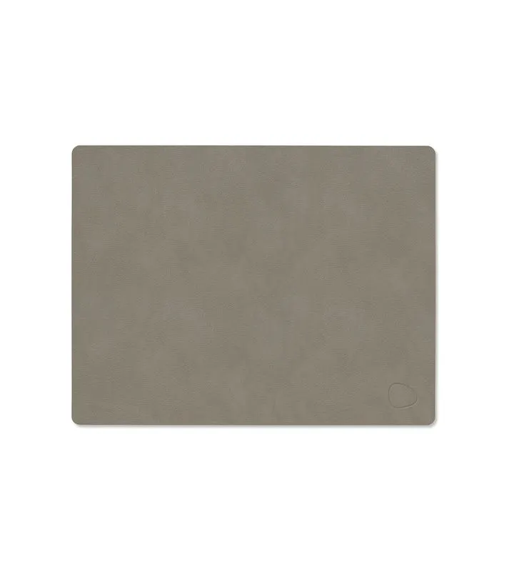 Lind DNA - Tovaglietta Nupo Square Flint Grey 26,5x34,5 cm