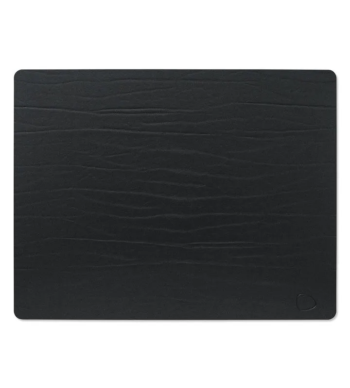 Lind DNA - Tovaglietta Buffalo Square black 35x45 cm