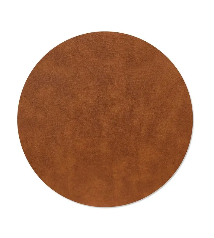 Lind DNA - Tovaglietta Bull Circle Cognac 40 cm