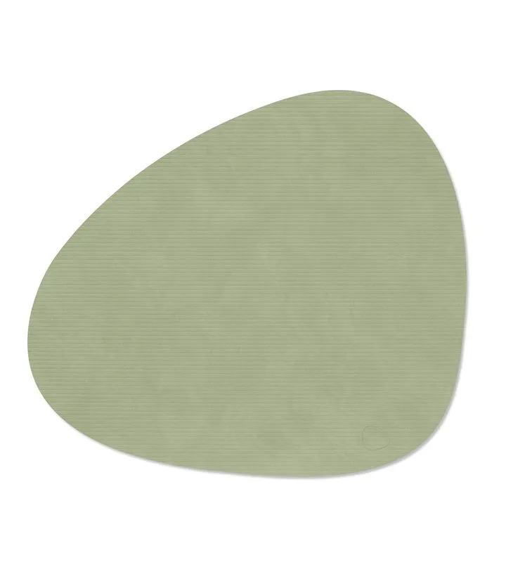 Lind DNA - Tovaglietta Corduroy Curve Olive Green 37x44 cm