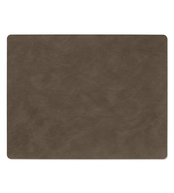 Lind DNA - Tovaglietta Corduroy Square Caviar 35x45 cm