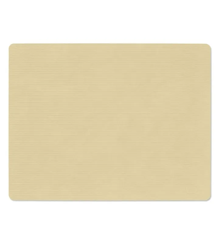 Lind DNA - Tovaglietta Corduroy Square Lemon Sorbet 35x45 cm