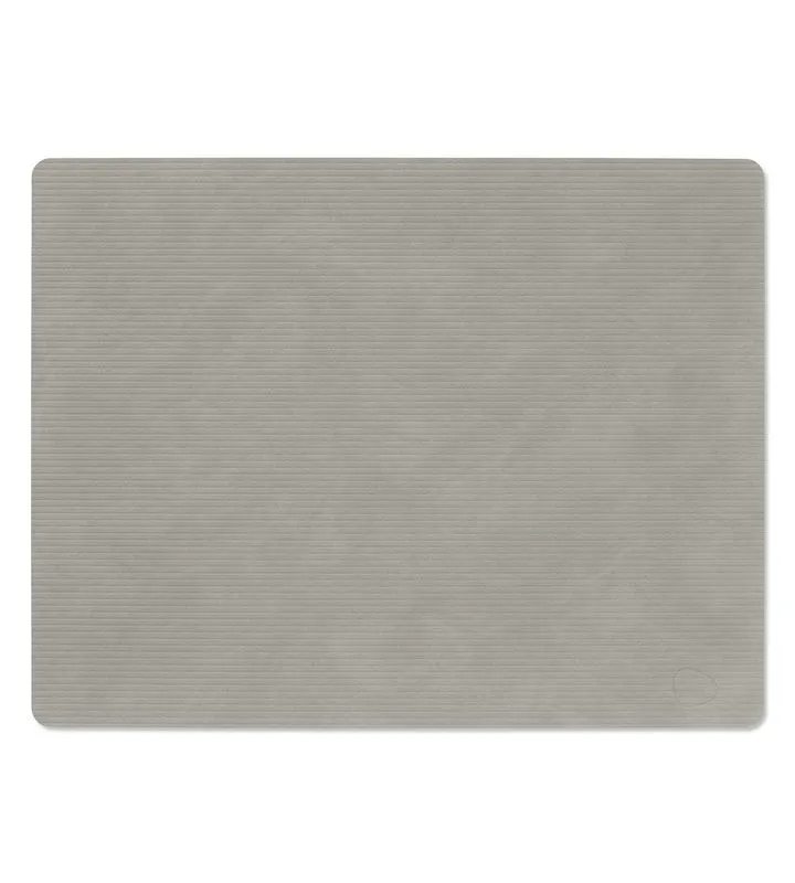 Lind DNA - Tovaglietta Corduroy Square Light Grey 35x45 cm