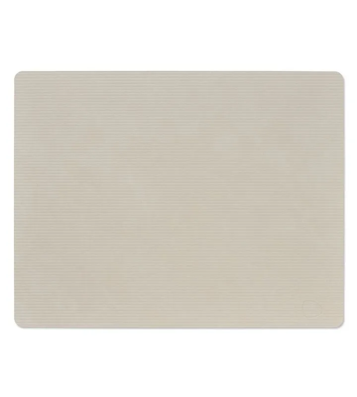 Lind DNA - Tovaglietta Corduroy Square Oyster White 35x45 cm