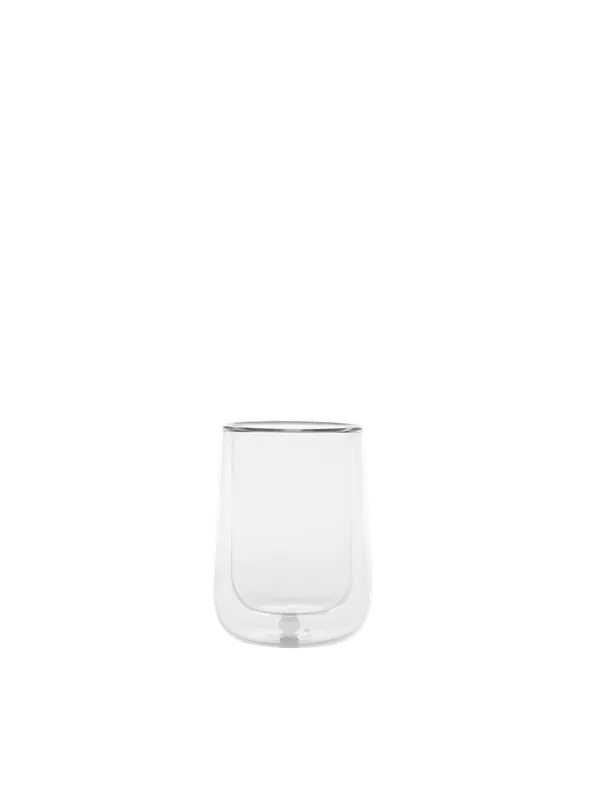 Zafferano - Tazza doppio vetro 27 cl Bianco Bilia