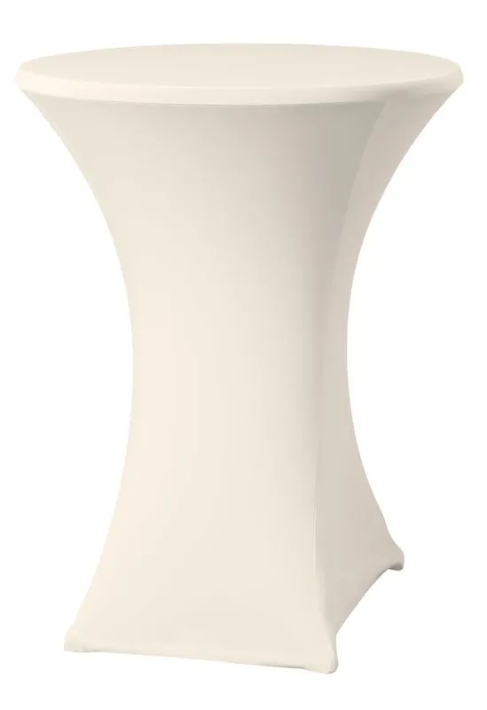 Copritavolo Hendi Crema 70-85 cm Elasticizzato