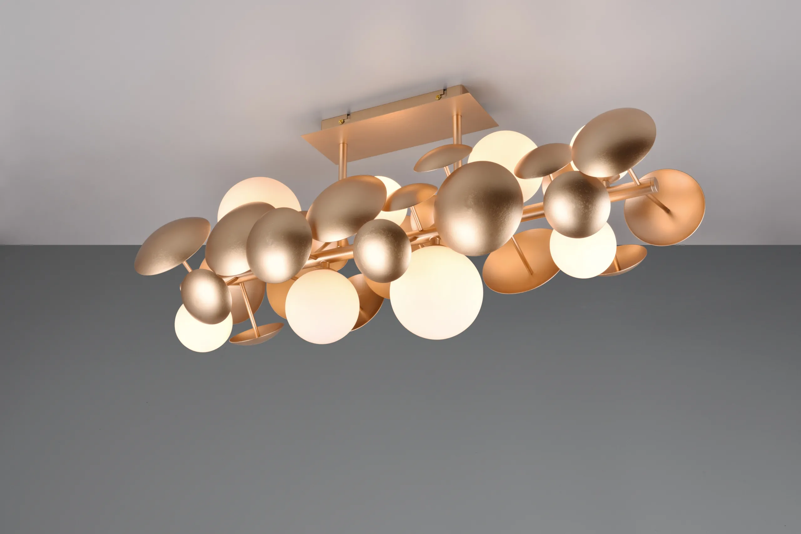 Deckenleuchte Goldfarbig