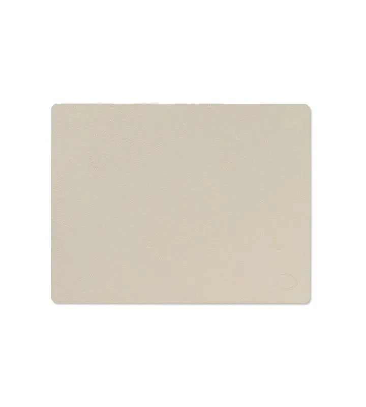 Lind DNA - Tovaglietta Serene Square cream 26,5x34,5 cm