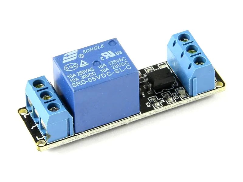 Modul Relaisplatine 1-fach Relaiskarte mit 5V Optokoppler Inp für ARDUINO ua