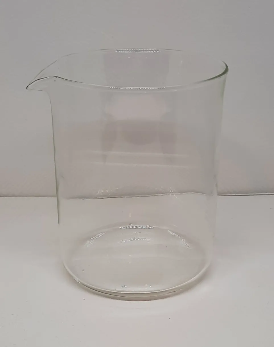 Ersatzglas zu Kaffeebereiter 4 Tassen, mit Ausguß 0.5 l, ø 9.6 cm, Höhe 12.5 cm
