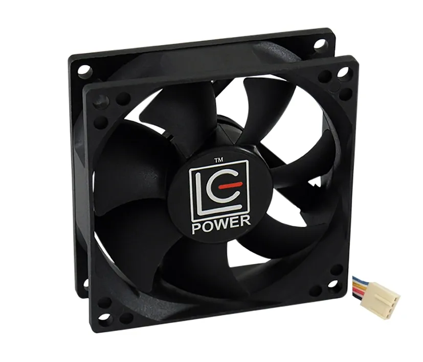 12V Lüfter 80x80x25mm mit 4pol Stecker Tachosignal PWM PC-Lüfter