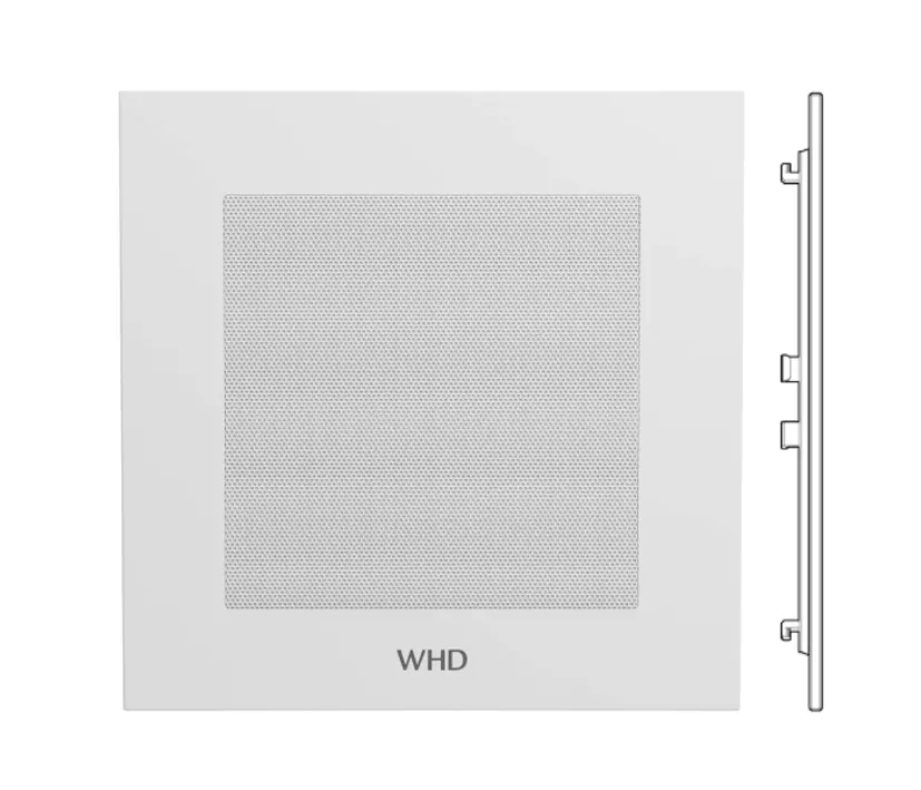 Blende Abdeckung Kunststoff Weiss Quadratisch für MR240 Lautsprecher KBW Basic M240