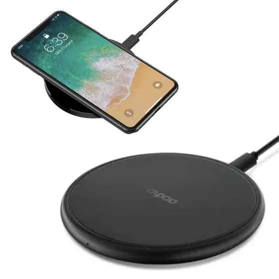 Induktives Ladegerät für Smartphones Tablets bis 10W Leistung mit USB-Port