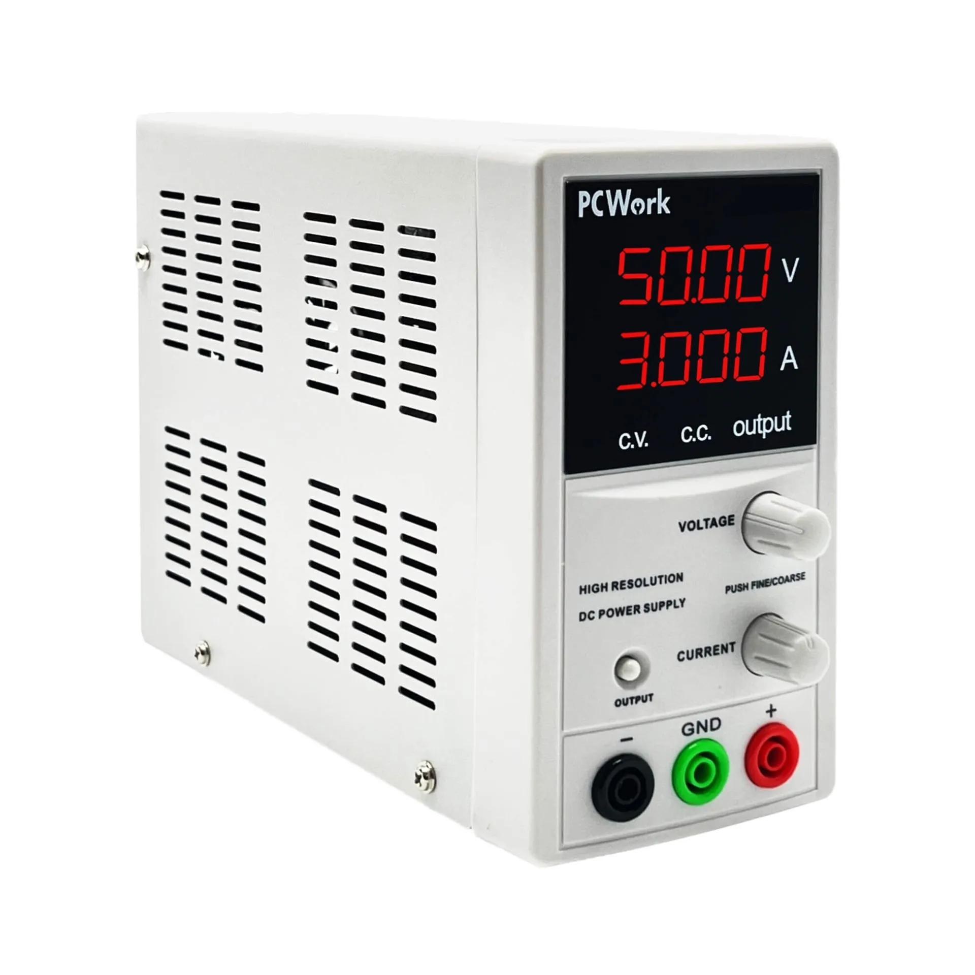 Labornetzteil 0-50V 3A 150W mit 2-fach LED-Anzeige mit 4mm Sicherheitsbuchsen Out schaltbar