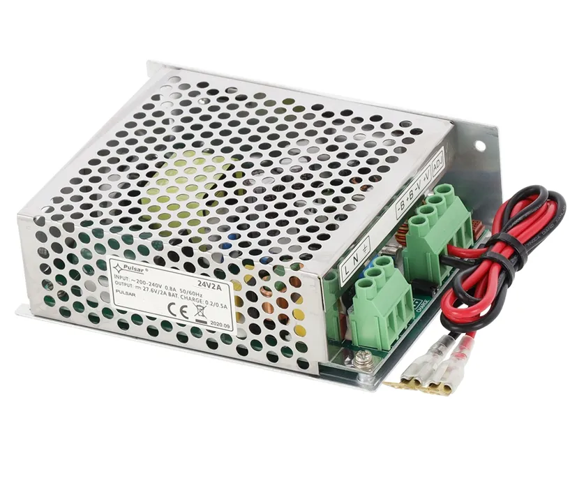 24V DC-USV 24V 2,2A Netzteil mit Akkuanschluss Ladefunktion und Netzausfallschutz DC USV